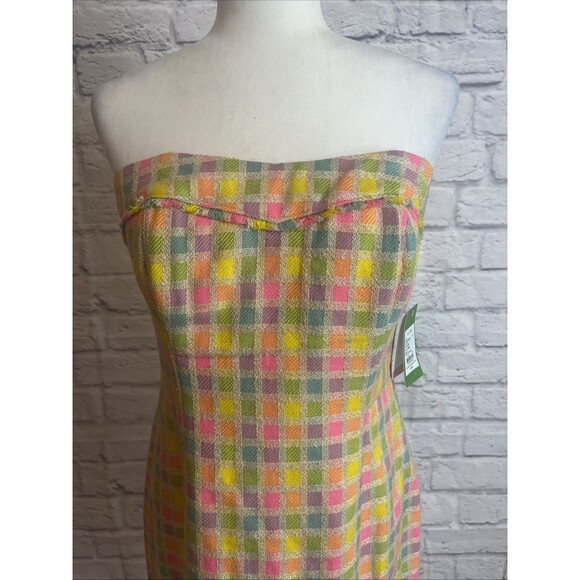 Lilly Pulitzer Women’s NWT Strapless BIBI Multi Colored Dress Size 10 - Picture 2 of 11